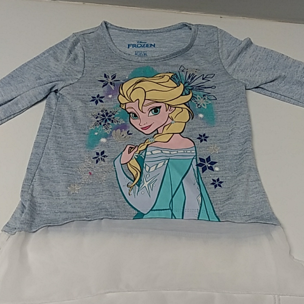 Frozen elsa girls top